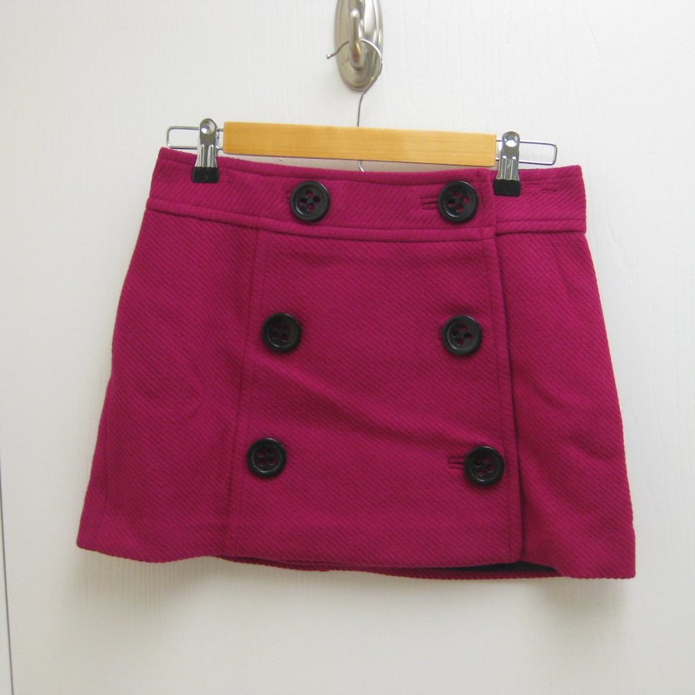 NWT Express pink wool mini skirt 0